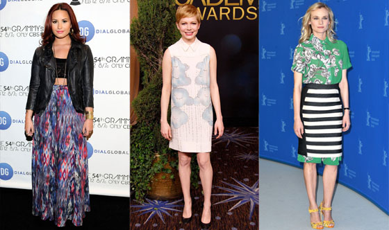 Michelle Williams, Demi Lovato, Diane Kruger Michelle Williams, Demi Lovato, Diane Kruger